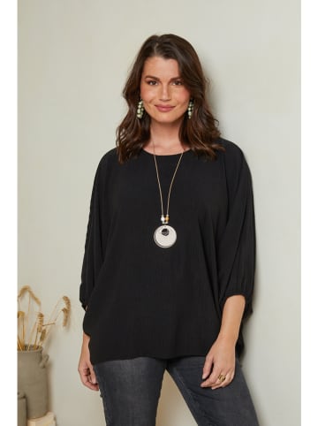 Curvy Lady Bluzka w kolorze czarnym