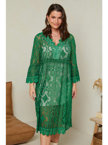 Curvy Lady Jurk groen