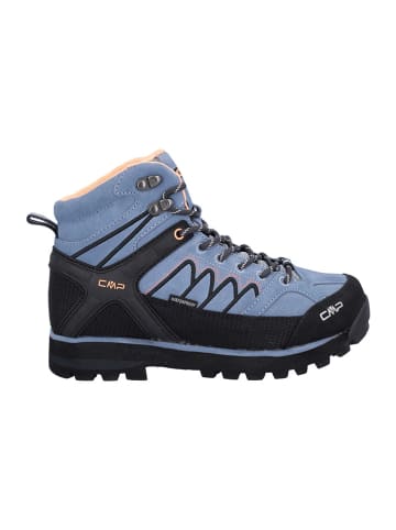 CMP Leder-Trekkingboots "Moon" in Hellblau/ Schwarz