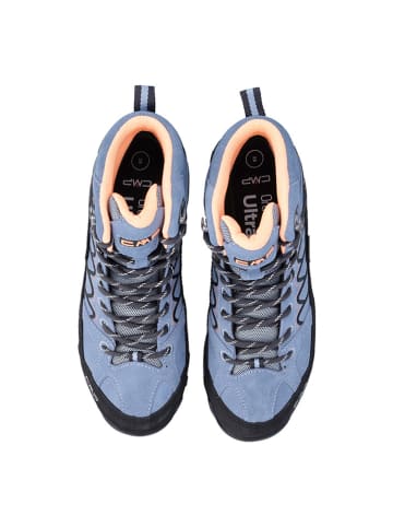 CMP Leren trekkingboots "Moon" lichtblauw/zwart