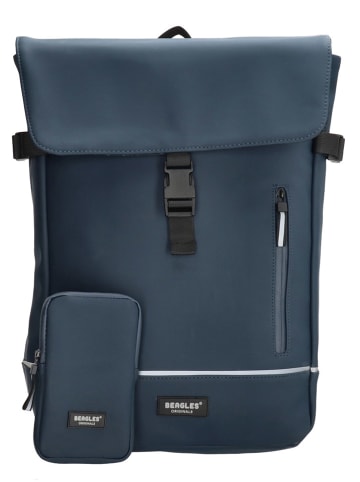 Beagles Rucksack "Waterproof" in Dunkelblau - (B)31 x (H)49 x (T)14 cm
