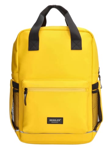 Beagles Plecak w kolorze żółtym - 37 x 40 x 10,5 cm