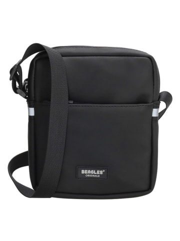 Beagles Umhängetasche in Schwarz - (B)16 x (H)17,5 x (T)4 cm