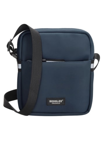 Beagles Umhängetasche in Dunkelblau - (B)16 x (H)17,5 x (T)4 cm