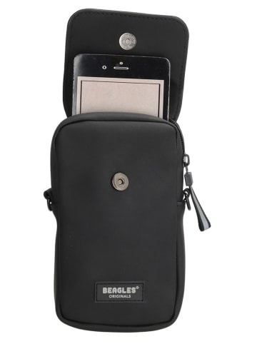 Beagles Handytasche in Schwarz - (B)10 x (H)17 x (T)2 cm