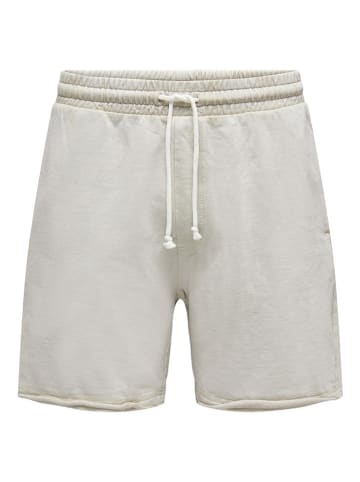 ONLY & SONS Sweatshorts "Larry" in Creme