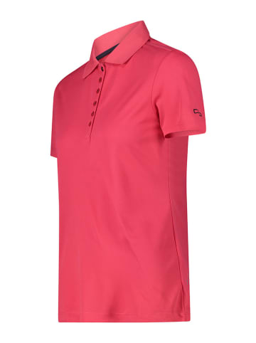 CMP Koszulka funkcyjna polo w kolorze różowym