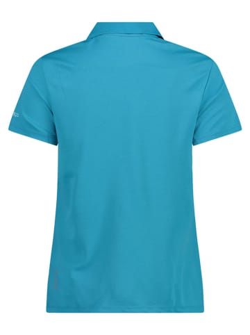 CMP Koszulka funkcyjna polo w kolorze błękitnym