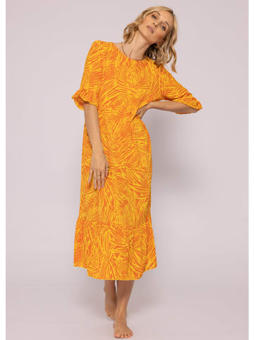 SASSYCLASSY Kleid in Orange/ Gelb