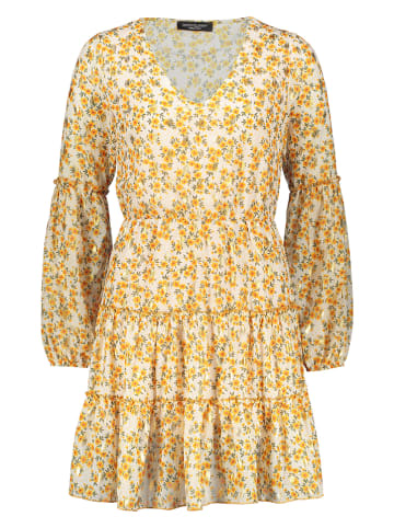 SASSYCLASSY Kleid in Gelb/ Weiß