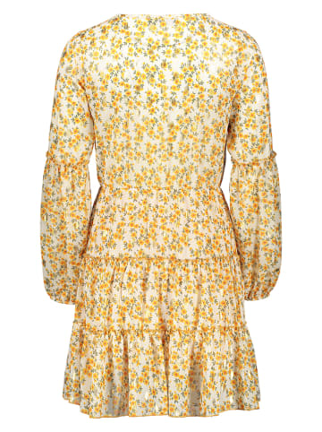 SASSYCLASSY Kleid in Gelb/ Weiß