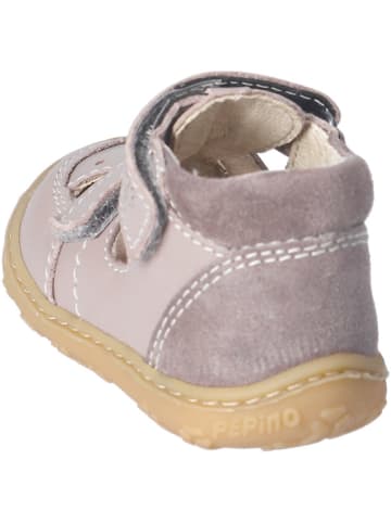 PEPINO Leder-Halbsandalen "Eni" in Beige