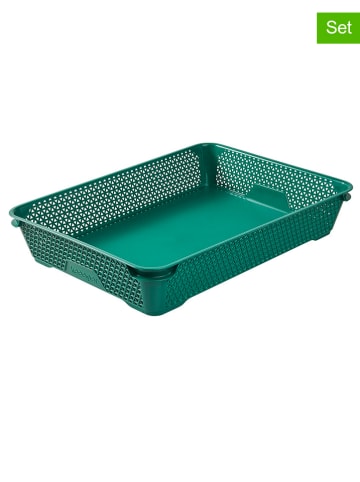 keeeper 2-delige set: manden "Mirko" groen - (L)30 x (B)21 cm