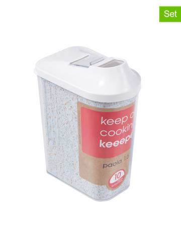 keeeper 5-delige set: vershouddozen "Paola" wit - 1,5 l