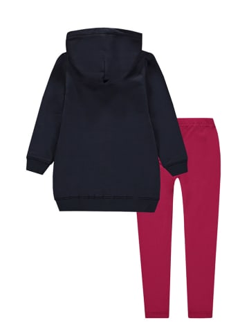 ESPRIT 2-delige outfit zwart/roze