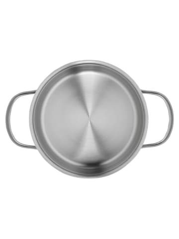Silit  2tlg. Edelstahl-Kochtopf "Achat" - (H)8 x Ø 16 cm