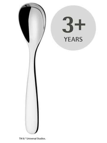 WMF 2tlg. Set: Eierbecher und Löffel "Minions" in Blau/ Gelb