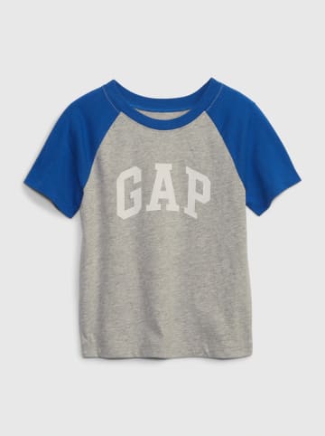 GAP Shirt blauw/grijs