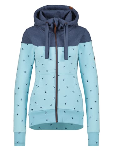 alife and kickin Sweatjacke "Palina" in Blau