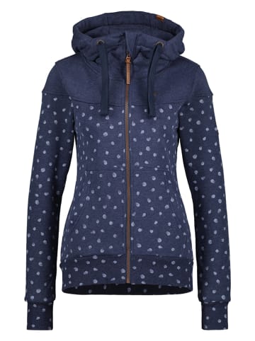 alife and kickin Sweatjacke "Palina" in Dunkelblau