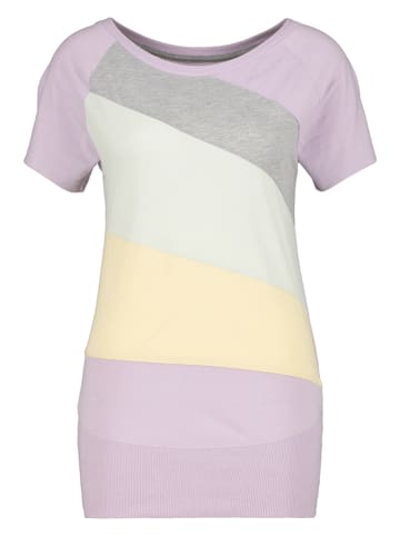 alife and kickin Koszulka "Lenia" w kolorze fioletowym ze wzorem