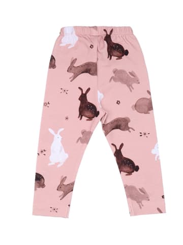 Walkiddy Legginsy w kolorze jasnoróżowym