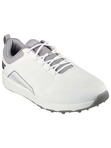 Skechers Skórzane buty w kolorze białym do golfa