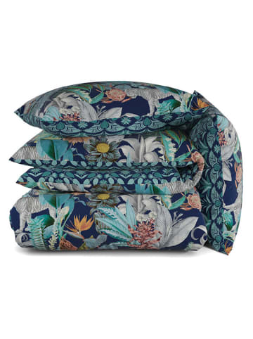 CXL by Christian Lacroix 2er-Set: Satin-Bettwäsche-Sets in Blau/ Bunt