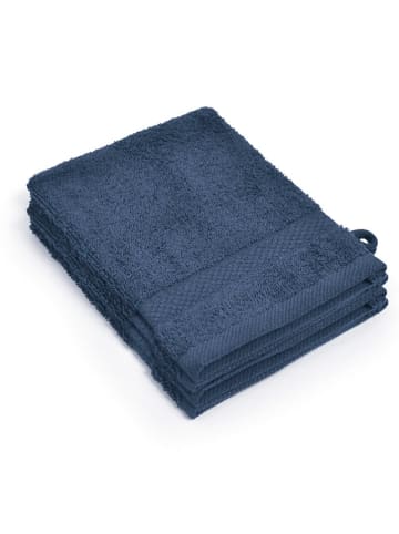 CXL by Christian Lacroix 4-delige set: washandjes donkerblauw