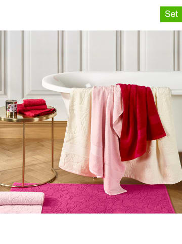 CXL by Christian Lacroix 4-delige set: washandjes rood