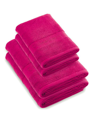 CXL by Christian Lacroix 4tlg. Handtuch-Set in Pink