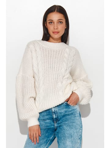 Nominou Sweter w kolorze kremowym