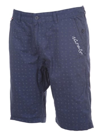 Peak Mountain Bermudy "Ceprint" w kolorze granatowym