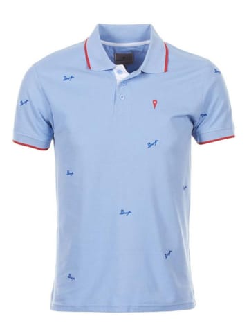Peak Mountain Poloshirt "Clamar" lichtblauw