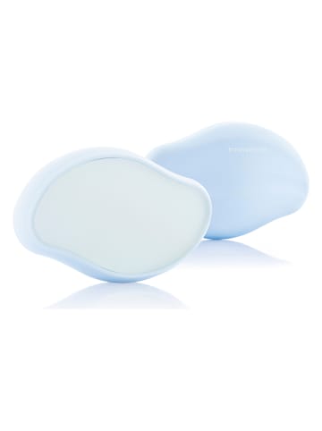 InnovaGoods Depilator peelingujący w kolorze błękitnym - 10,5 x 6,5 x 3,4 cm