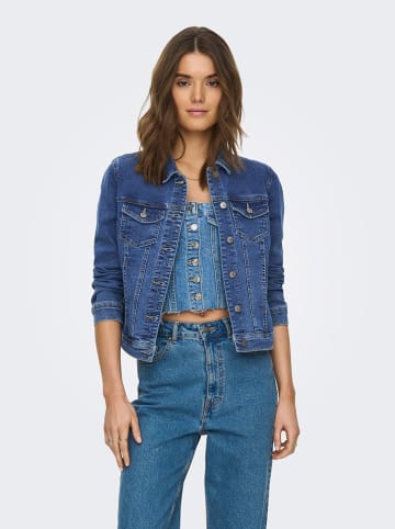 ONLY Jeansjacke "Woonder" in Dunkelblau