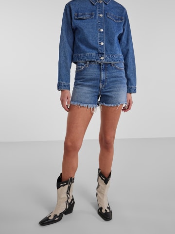 Pieces Jeans-Shorts in Blau