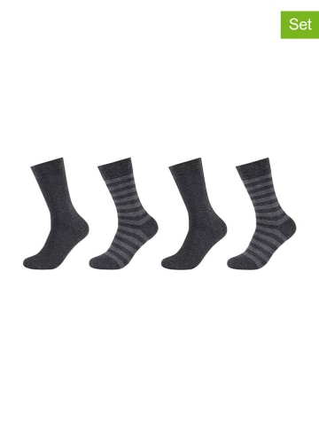camano 4er-Set: Socken in Grau