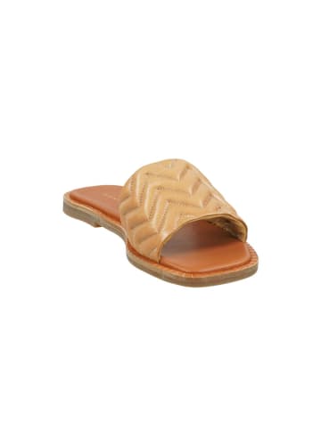 GANT Footwear Skórzane klapki "Cruzla" w kolorze jasnobrązowym