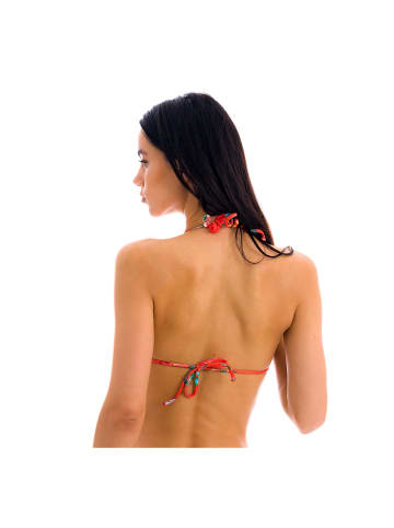 Rio de Sol Biustonosz bikini "Widfower Tri-Ro" w kolorze czerwonym