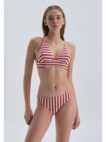 Dagi Biustonosz bikini w kolorze czerwono-białym