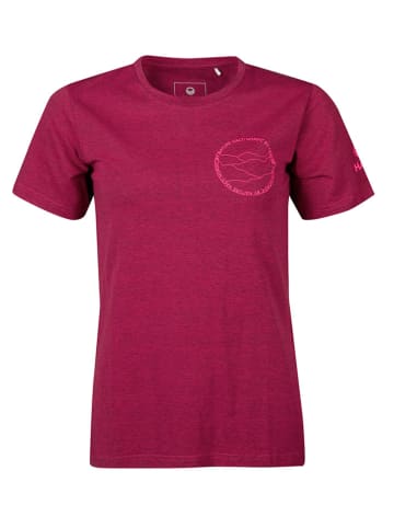 Halti Functioneel shirt "Lehti" bordeaux
