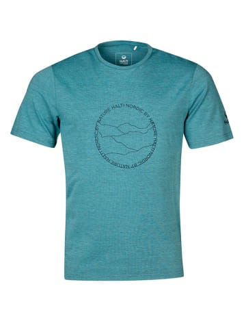 Halti Koszulka funkcyjna "Lehti" w kolorze morskim