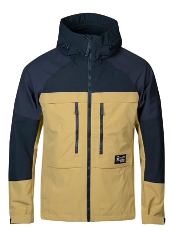 Halti Functionele jas "Hiker" mosterdgeel/donkerblauw