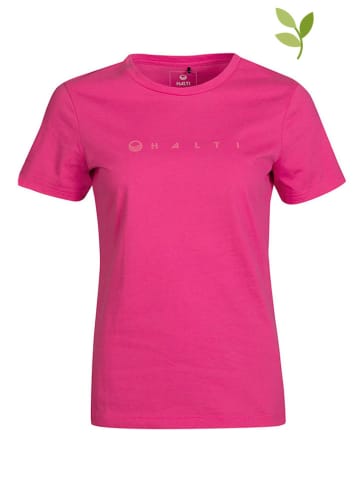 Halti Koszulka funkcyjna "Matka" w kolorze różowym