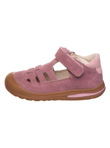 lamino Leder-Halbsandalen in Pink