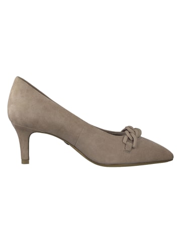 Tamaris Leder-Pumps in Beige 