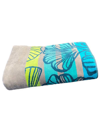 Le Comptoir de la Plage Strandtuch "Mesta - Camada" in Hellblau/ Blau - (L)180 x (B)140 cm