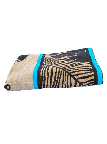 Le Comptoir de la Plage Strandtuch "Vacancia - Escondido" in Grau - (L)180 x (B)140 cm