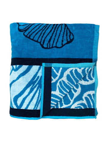 Le Comptoir de la Plage Strandtuch "Bora Bora - Mallorca" in Türkis - (L)180 x (B)140 cm